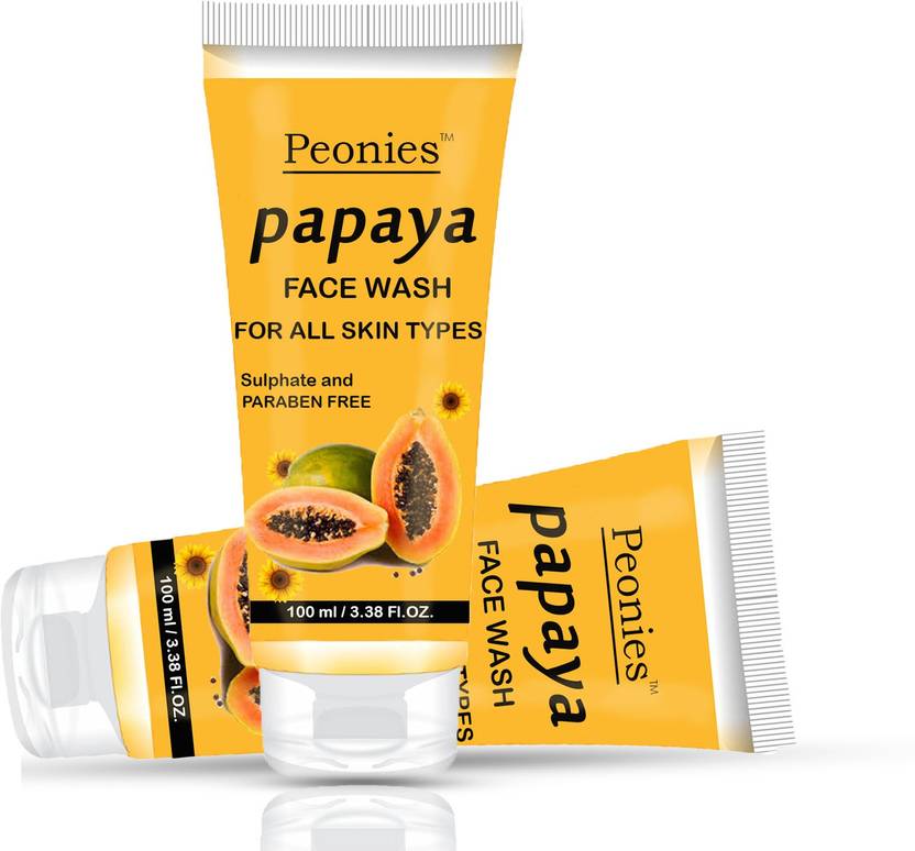 Peonies Papaya Gel 100ML Face Wash Price in India, Buy Peonies Papaya