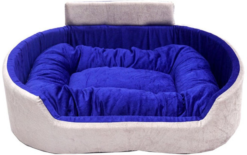 TRANDING STYLISH Luxury Coller Sofas , Beds For Dog And Cat XXXL Pet Bed(Grey & Blue)