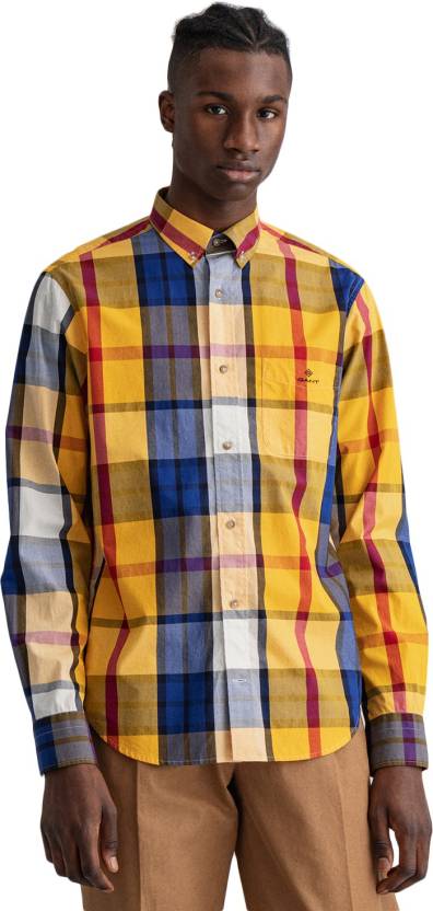 Benadering climax bus Gant Men Checkered Casual Multicolor Shirt - Buy Gant Men Checkered Casual  Multicolor Shirt Online at Best Prices in India | Flipkart.com