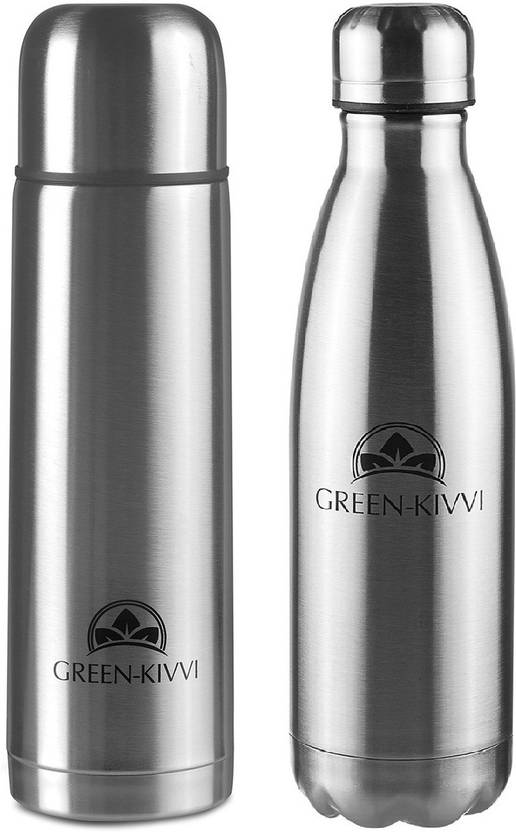 GREEN KIVVI Cold And Hot Water Thermos Flask With Bottle
