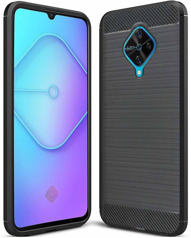 Flipkart SmartBuy Back Cover for Vivo S1 Pro Carbon Fiber TPU Cover