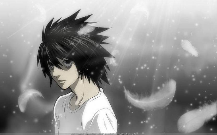 Anime Anime Boys Death Note Lawliet Matte Finish Poster Paper Print - Animation & Cartoons