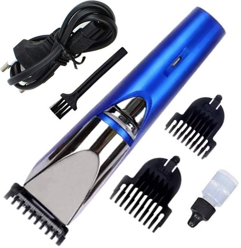 Gemmy New Electric Hair Clipper Cordless Trimmer Perfect Beard Shaver With Silver Pd.alloy