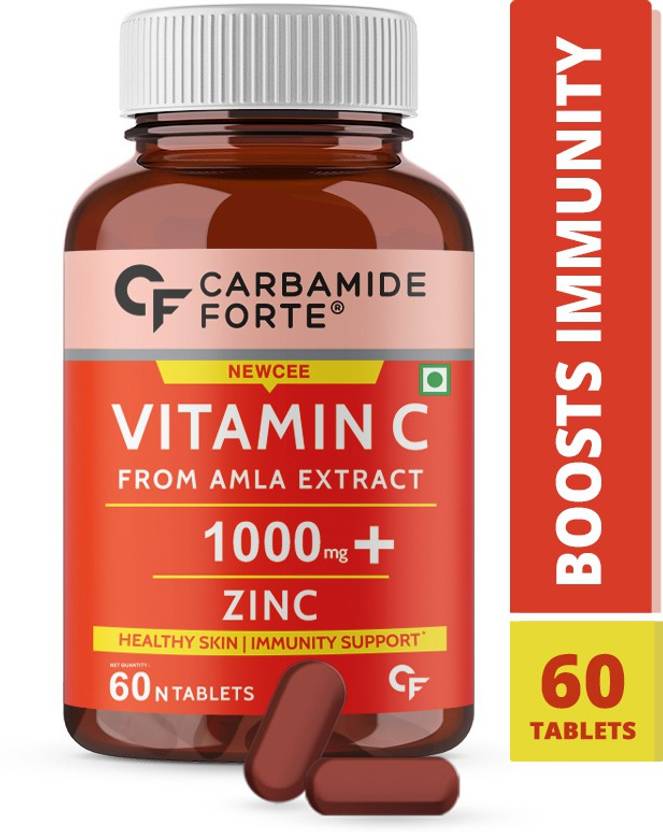 CF Natural Vitamin C Amla Extract 1000mg with Zinc for Immunity Boost