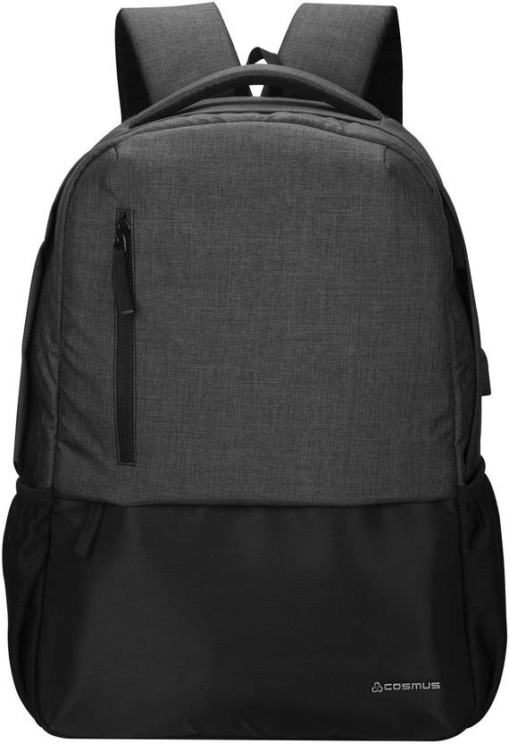 Cosmus Casual Laptop Backpack with USB Charger Port 46cm 26 Litre Dark