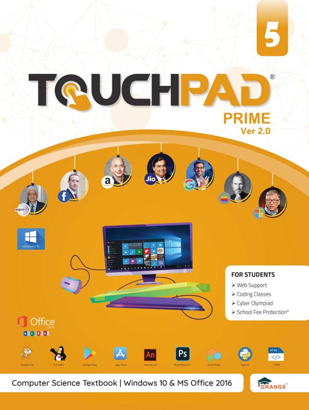 Touchpad Prime Version 2.0 Class 6 (Windows 10 and MS Office 2016