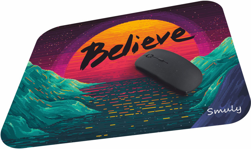 SMULY BELIVE SCENERY Non Slip Base Mousepad(Multi Colour 1)