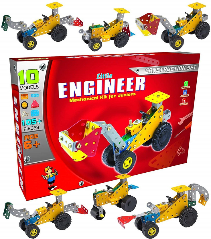 N2J2 SHOP Mechanical Kit Toys Educational Learning Toy Models Construction Set for Juniors Kids ( Little Engineer - Construction Set)(Multicolor)