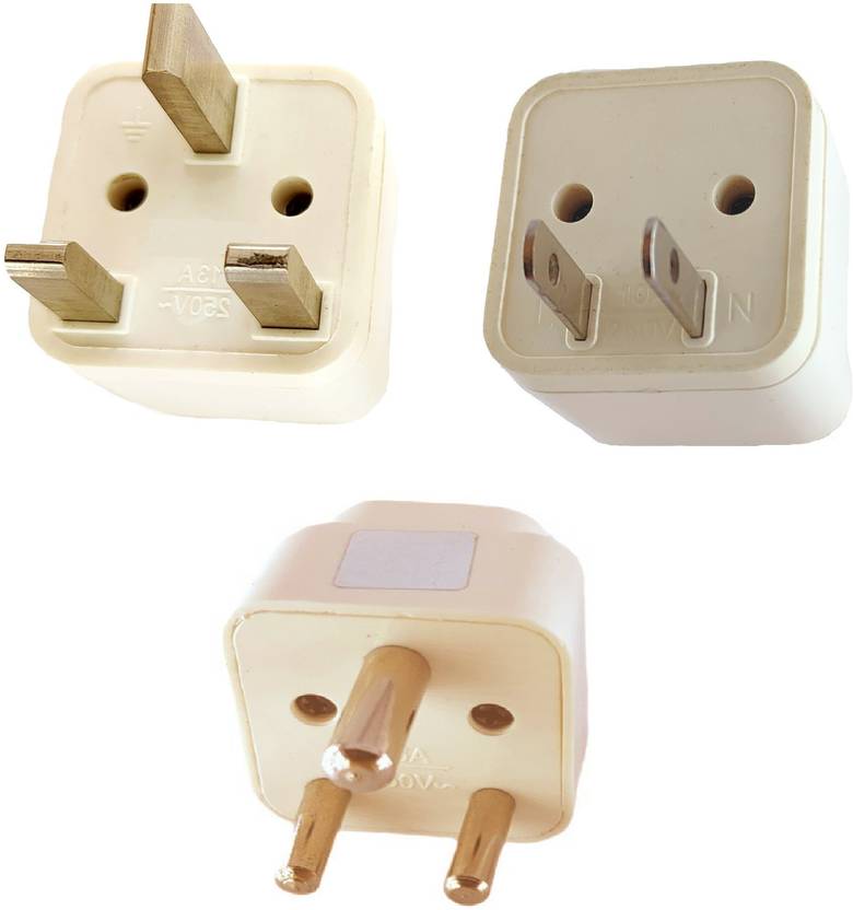WOWSOME UK Socket or Travel Power Plug UK Universal Flat 3 Pin Socket or Travel Power Plug