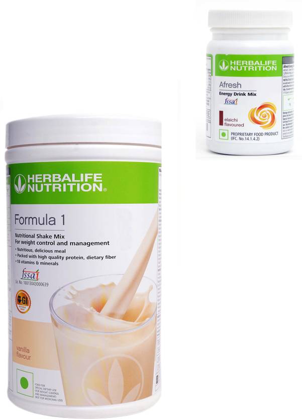 HERBALIFE Weight Loss Combo With Formula 1 Shake mix Vanilla Flavor