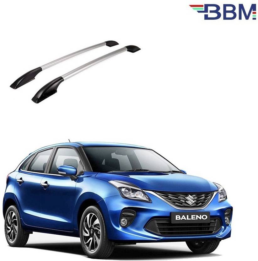 BBM Maruti Suzuki Nexa Baleno Car Sporty Look Roof Rails Silver