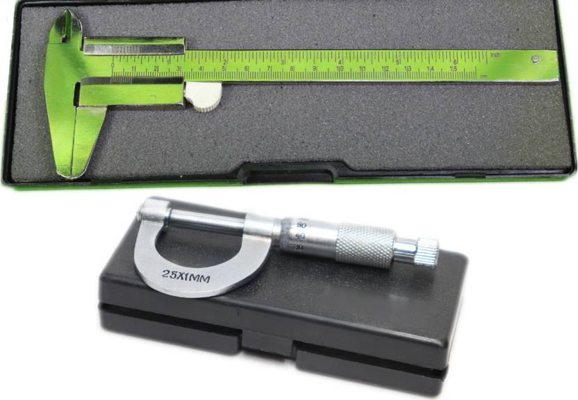 THE LABWORLD calliper 12.5 cm+screw gauge Vernier caliper Ime type+