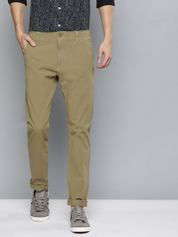 LEVI'S Tapered Men Khaki Trousers - Buy LEVI'S Tapered Men Khaki Trousers  Online at Best Prices in India 