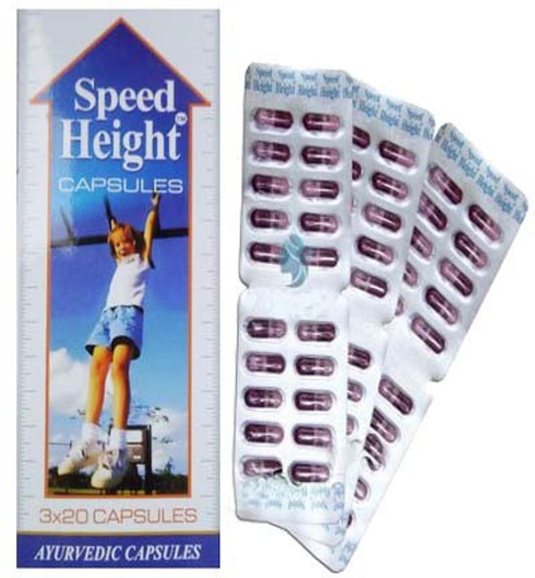 Speed Height it growth to the body by which you can increase height(60 Capsules)