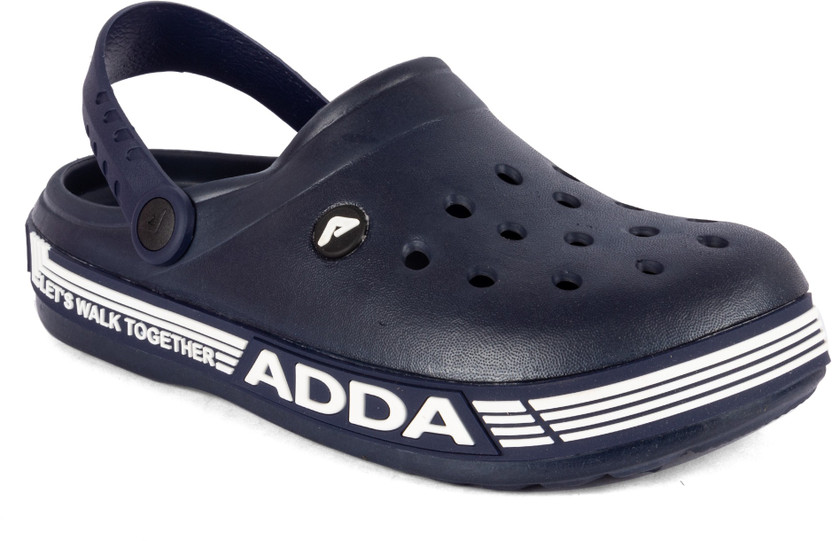 Adda Men Navy, White Clogs - Buy Adda 
