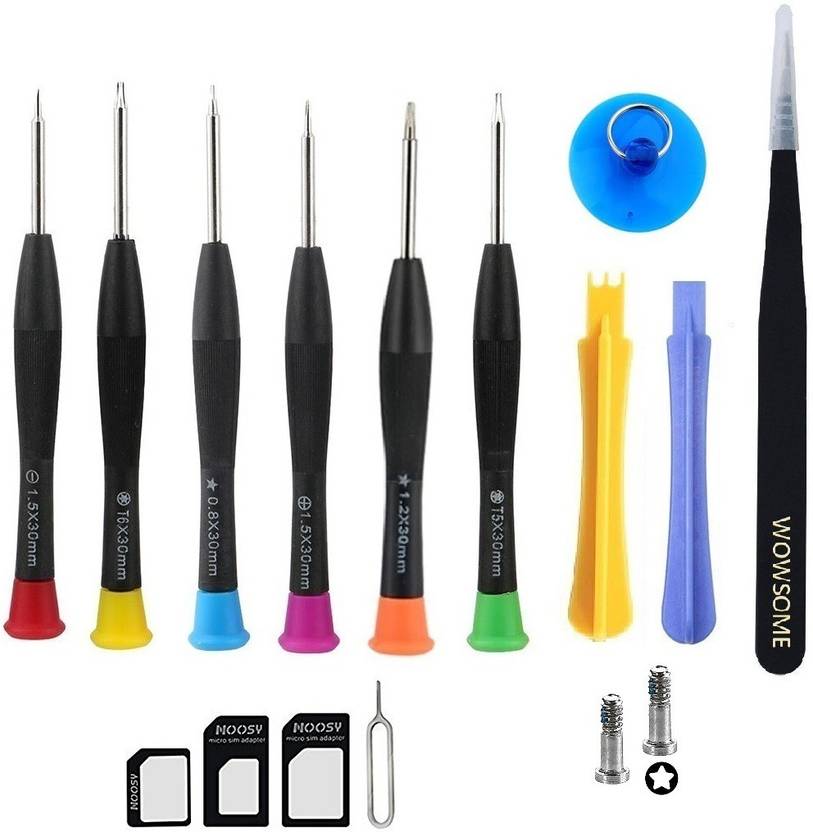 WOWSOME 9 in 1 Professional Cell Phone Screwdriver Set Repair Opening