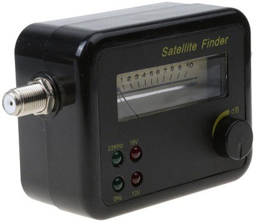 JAMUS SF-12 Satellite Finder Signal Pointer DB Meter Dish Antenna Receiver Gain Measuring Instrument Tool for Digital TV Free To Air DTH Any Dish HD HDTV LNB DIRECT TV Networking Tool 13-18V DC 4 LED DBC Non-magnetic Electronic Level (10 cm) Analog  Anemometer