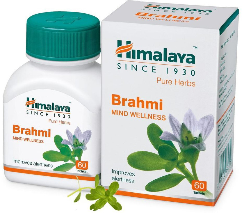 HIMALAYA Brahmi Tablets (Mind Wellness)(Pack of 3, 60 Tablets)