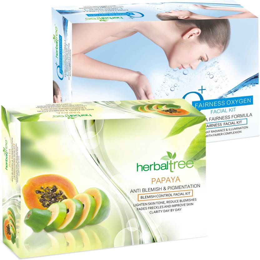 Herbal Tree O+ Fairness Oxygen Facial Kit for Extra Fairness Formula