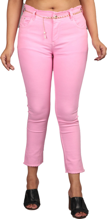 zara pink jeans