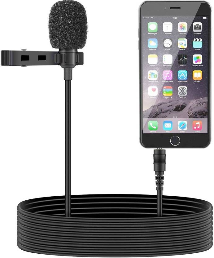 Hiccup Best Buy Long Length Wire Professional Collar Mic with Easy Clip On System for Voice