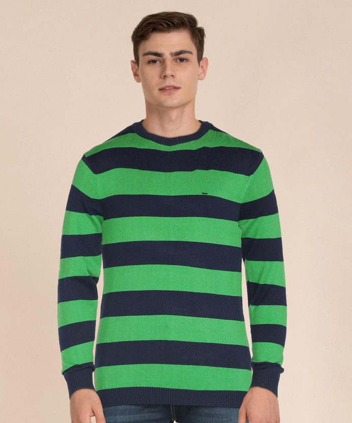 KILLER Striped Crew Neck Casual Men 