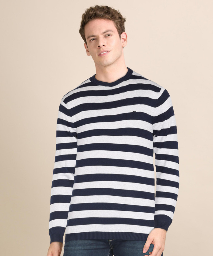 KILLER Striped Crew Neck Casual Men 