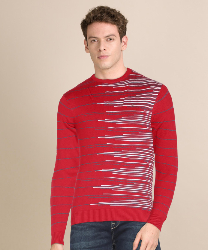 Buy KILLER Striped Crew Neck Casual Men 