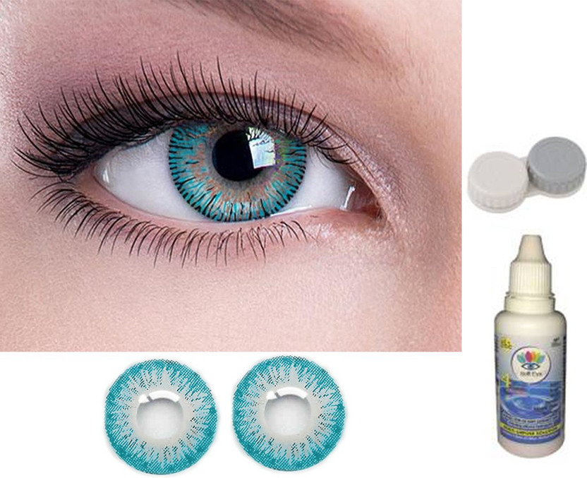 Color Style Monthly Disposable(0, Colored Contact Lenses, Pack of 6)