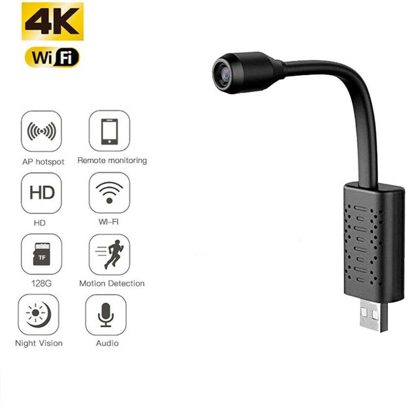 SIOVS HD Mini CCTV Camera WiFi Wireless USB IP Camera Spy Camera(64 GB, 1 Channel)