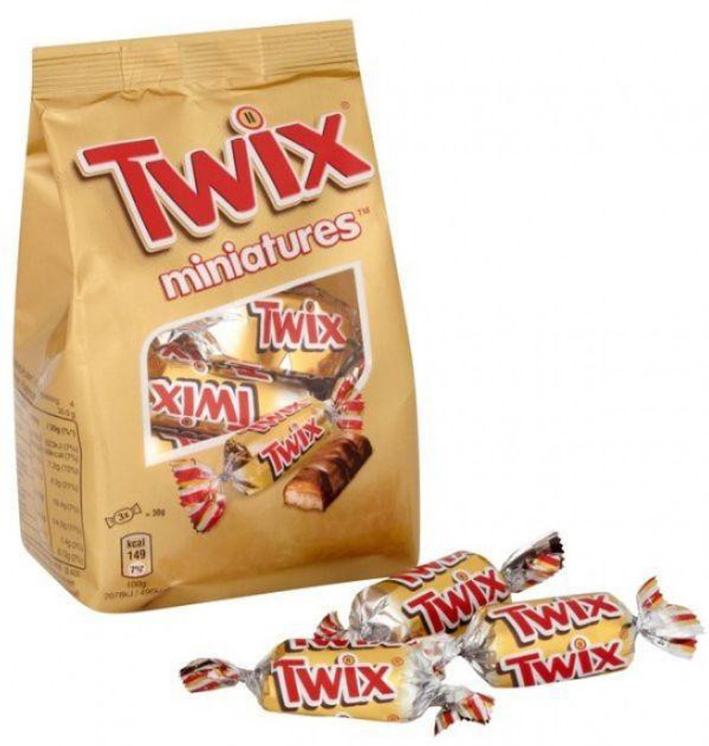 Twix Miniature Chocolate (Imported) Caramels(220 g)