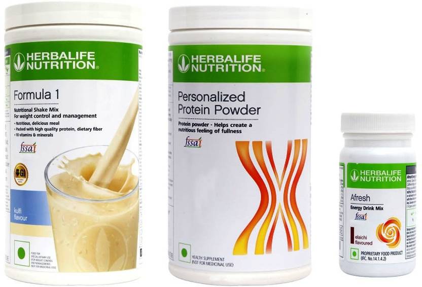 HERBALIFE Weight Loss Combo ( Formula 1 Nutritional Shake Mix Kulfi Flavor + Personalized