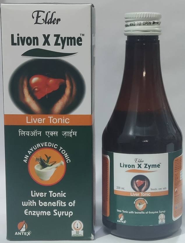 LIVON X ZYME ELDER'S SYRUP 200ML X2PCS=400ML Price in India Buy LIVON X ZYME ELDER'S SYRUP
