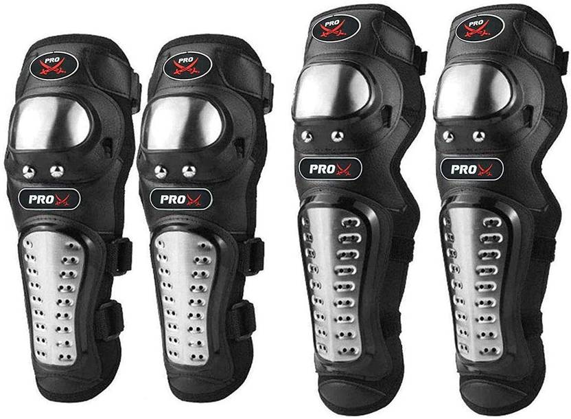 MMMMASS ProX Alloy Stainless Steel Knee & Elbow Guard, Flexible