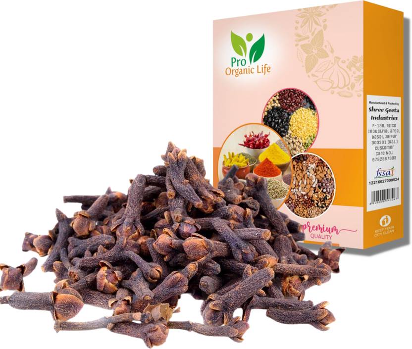 PRO ORGANIC LIFE Clove lavang, lavangam, Indian clove organic whole