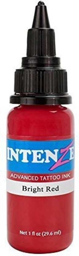 Amar Tattoo Supply Intenze BRIGHT RED Tattoo Ink Tattoo Ink(Red 29.6 ml)
