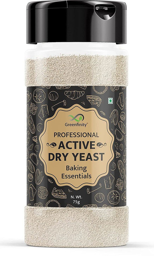 Greenfinity Baker's Active Dry Yeast, 75g Yeast Powder(75 g)