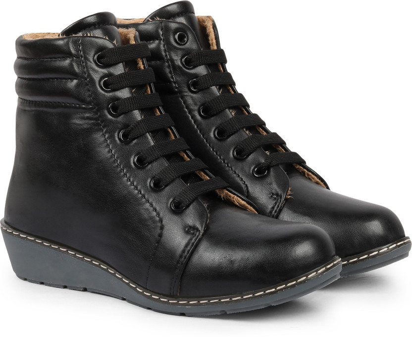 Solid Design Heeled Boots Boots For 