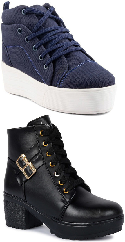 High ankle shoes flipkart clearance
