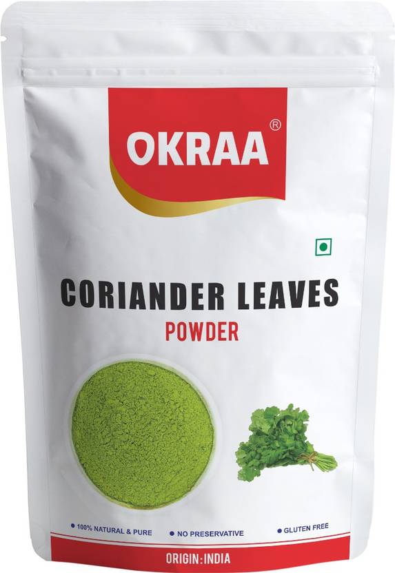 OKRAA Coriander Leaves Powder Kothimeera(Dhaniya leaf powder) 100 GM