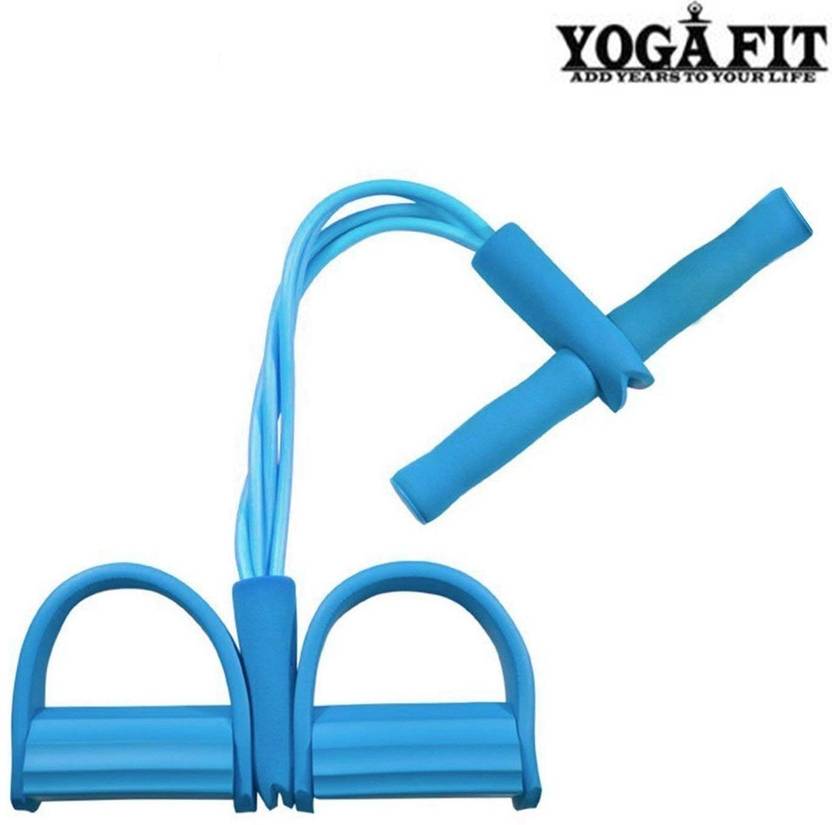 YOGA FIT Rubber Pull String Lose Waist Weight Reduce Tummy Trimmer Gym Exercise Equipment Ab