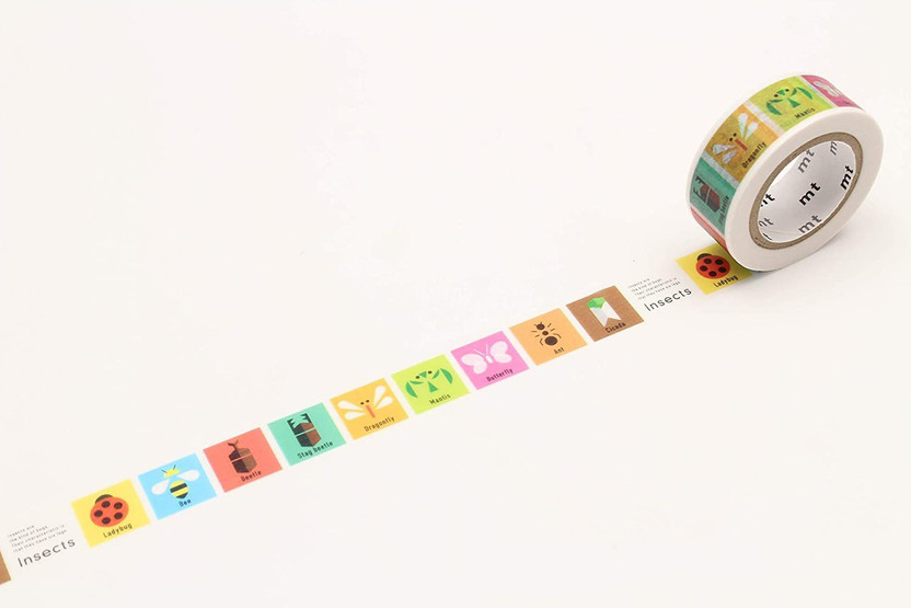 MT Washi Single side Art sets Masking tape (Manual)(Multicolor)
