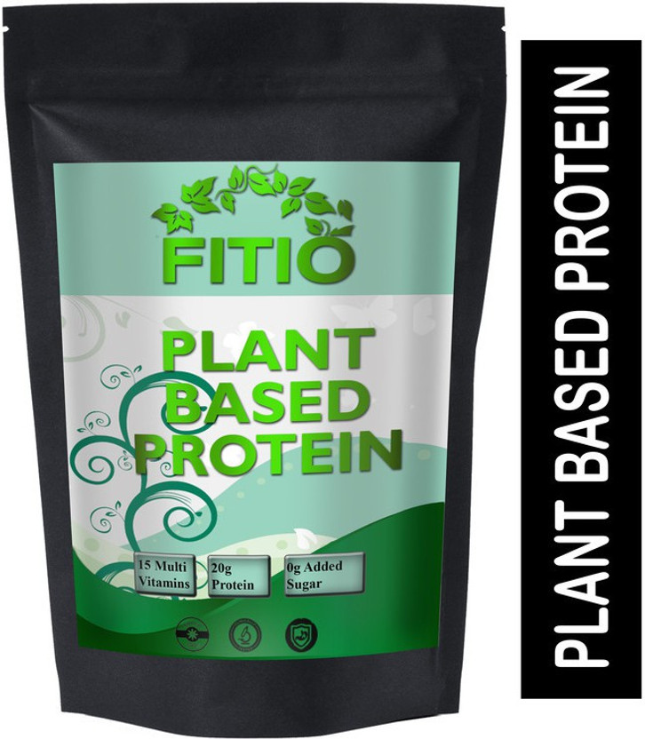 FITIO Nutrition Vegan Plant Protein Plant-Based Protein Premium(PL2151) Plant-Based Protein(450 g, Chocolate)