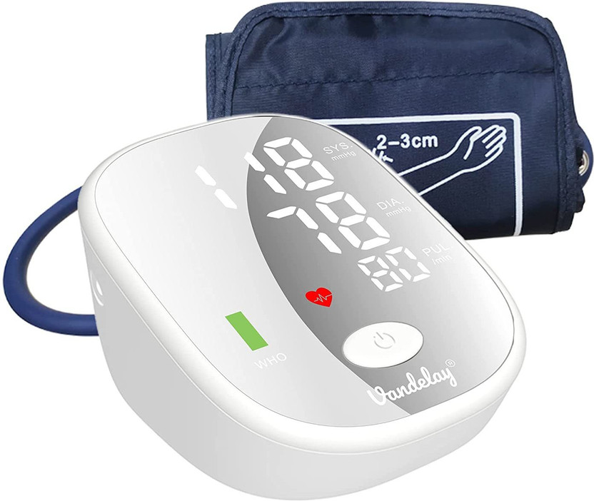 Vandelay BP900 Blood Pressure Monitor - Fully automatic BP Machine Bp Monitor(Silver)