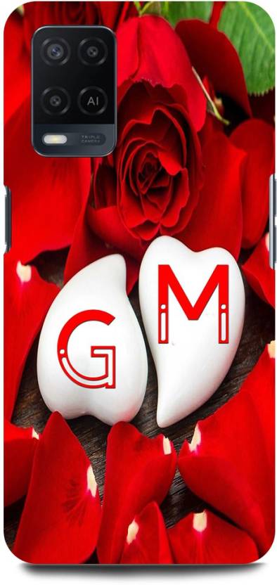 Jugga Back Cover For Oppo A54 Cph2239 G Loves M Name G Name M Letter Alphabet G Love M Name