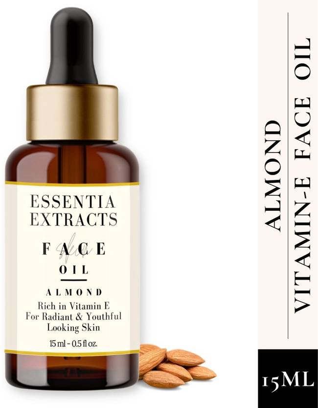 ESSENTIA EXTRACTS Almond Skin Brightening Facial Oil, 15 ml Light