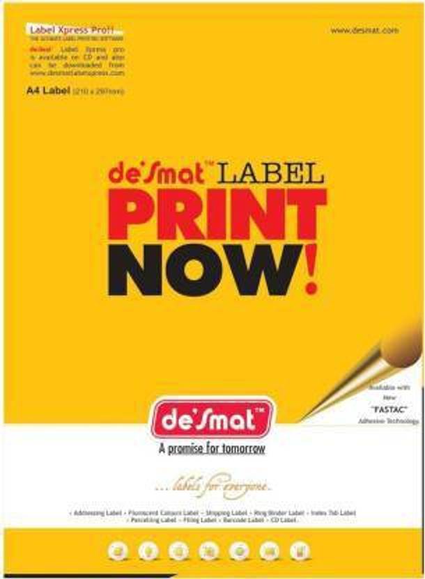 Flipkart.com | DESMAT LABELS RULED A4 70 gsm A4 paper - A4 paper