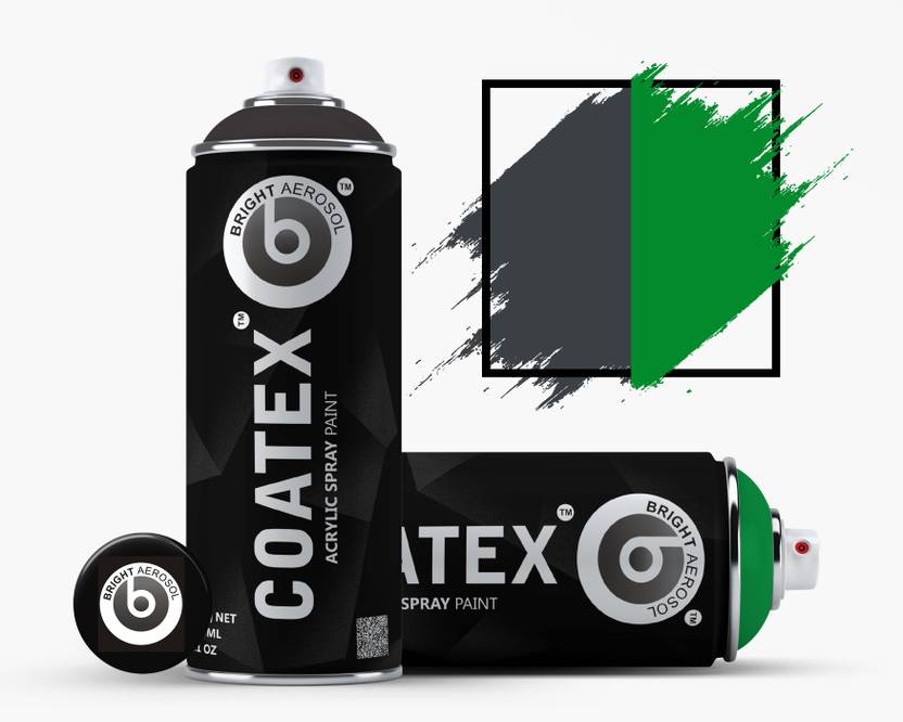 COATEX Dark Grey & Pure Green Spray Paint 400 ml Price in India Buy