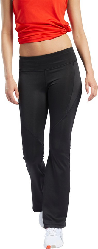 REEBOK Solid Women Black Track Pants 