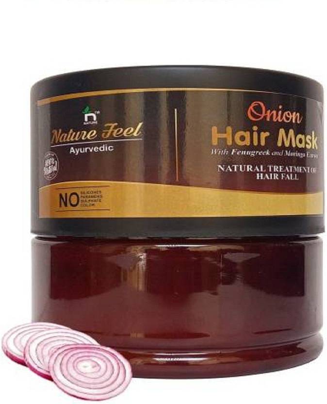 Nature feel ONION HAIR MASK FOR HAIR FALL 500G Price in India, Buy